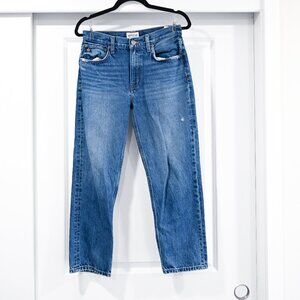ETICA Size 26 Thea Mid Rise Straight Jean medium Wash Straight Leg Jean